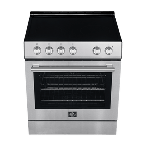 FORNO - Leonardo Espresso 30" Electric Range Stainless-Steel