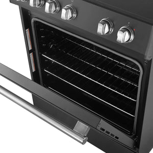 FORNO - Leonardo Espresso 30″ Electric Range Black