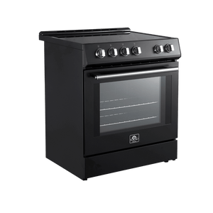 FORNO - Leonardo Espresso 30″ Electric Range Black