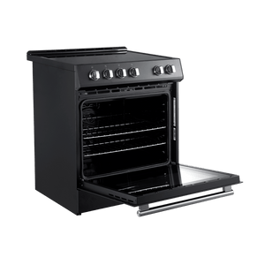 FORNO - Leonardo Espresso 30″ Electric Range Black