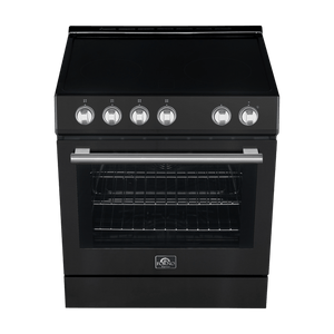 FORNO - Leonardo Espresso 30″ Electric Range Black