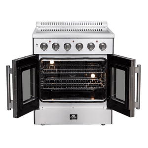 FORNO - Galiano 30″ Freestanding French Door Electric Range