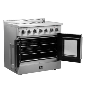 FORNO - Galiano 36" Freestanding French Door Electric Range