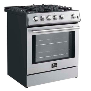 FORNO - Leonardo 30" Stainless Steel Gas Range