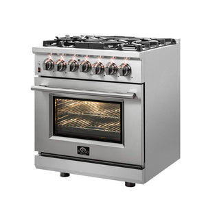 FORNO - Massimo 30″ Freestanding Dual Fuel Range