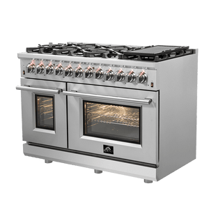 FORNO - Massimo 48″ Freestanding Dual Fuel Range