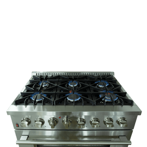 FORNO - Galiano 36″ Freestanding Dual Fuel Range