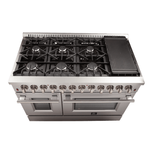 FORNO - Galiano 48″ Freestanding Dual Fuel Range