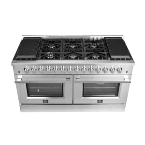 FORNO - Galiano 60″ Freestanding Dual Fuel Range