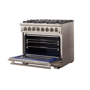 FORNO - Capriasca 36" Freestanding Dual Fuel Range