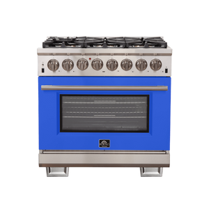 FORNO - Capriasca 36" Freestanding Dual Fuel Range