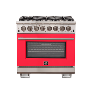 FORNO - Capriasca 36" Freestanding Dual Fuel Range