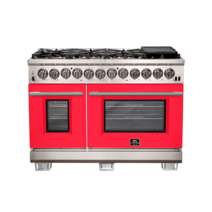 FORNO - Capriasca 48″ Freestanding Dual Fuel Range