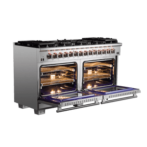 FORNO - Capriasca 60″ Freestanding Dual Fuel Range