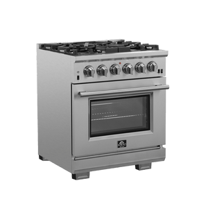 FORNO - Capriasca Titanium Professional 30" Freestanding Gas Range