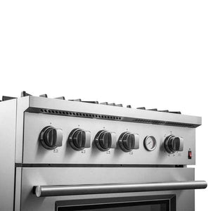 FORNO - Marco 30-inch Gas Range Stainless Steel, 4 Burners 37,000 BTU, 4.32 cu.ft. Convection Oven