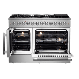 FORNO - Galiano 48″ Freestanding French Door Dual Fuel Range