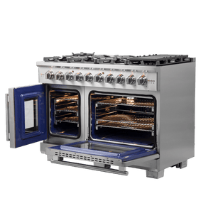 FORNO - Capriasca 48″ Freestanding French Door Gas Range