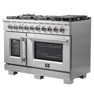 FORNO - Capriasca 48″ Freestanding French Door Gas Range