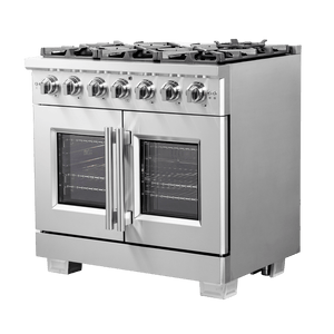 FORNO - Capriasca 36″ Freestanding French Door Gas Range