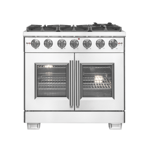 FORNO - Capriasca 36″ Freestanding French Door Gas Range