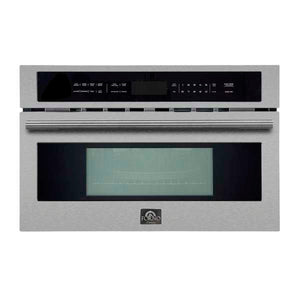 FORNO - Capoliveri 30 Inch Stainless-Steel 1000 Watts Microwave Drawer 1.2 cu.ft.