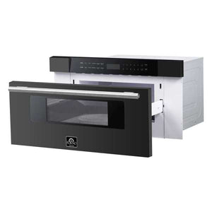 FORNO - Capoliveri Espresso Black 30 Inch 1000 Watts Microwave Drawer 1.2 cu.ft.