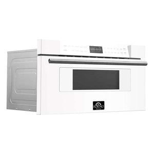 FORNO - Capoliveri Espresso White 30 Inch 1000 Watts Microwave Drawer 1.2 cu.ft.