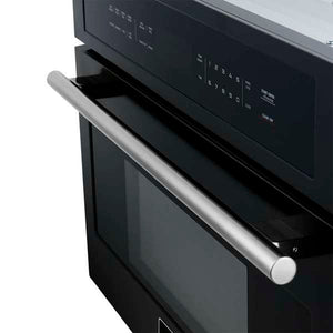 FORNO - Oliena Espresso Black 30 Inch 1750 Watt Compact Oven & 1000 Watt Microwave, 1.6 cu. ft.