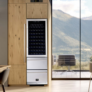 FORNO - Azienda – Duel Temperature Zone 24” Wine Cooler -108 Bottles