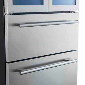 FORNO - Campania 32" Wine Cooler Stainless Steel, Dual Wine Zones, 2 Beverage Drawers, 17.7 cu.ft.