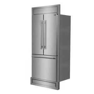 FORNO - Gallipoli 30-inch French Door Refrigerator with Bottom Freezer 17.5 Cu.Ft.