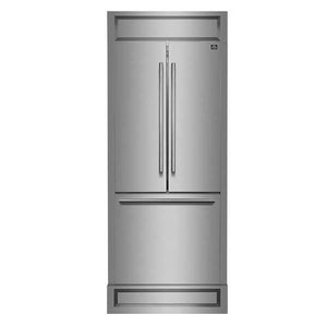 FORNO - Gallipoli 30-inch French Door Refrigerator with Bottom Freezer 17.5 Cu.Ft.