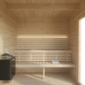 SaunaLife - Model G4 Outdoor Home Sauna Kit