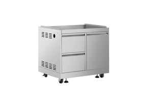 ThorKitchen - Outdoor Kitchen BBQ Grill Cabinet in Stainless Steel