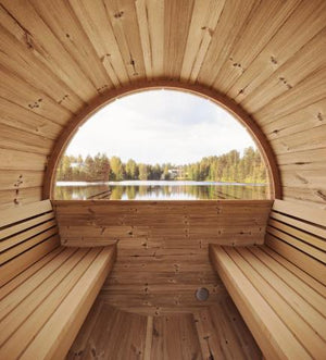 SaunaLife - Model E6W Sauna Barrel-Window