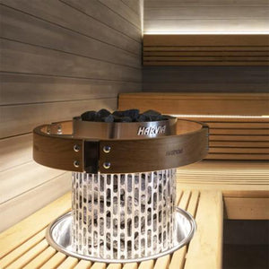 Harvia - Cilindro Half Series 10.5kW Stainless Steel Sauna Heater at 240V 1PH