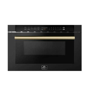 FORNO - Espresso Capoliveri 24" Microwave Drawer in Black