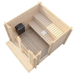 SaunaLife - Model G4 Outdoor Home Sauna Kit