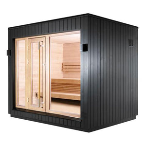 SaunaLife - Model G7S Pre-Assembled Outdoor Home Sauna