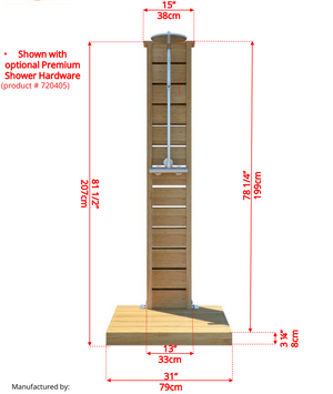 Canadian Timber - Sierra Outdoor Shower