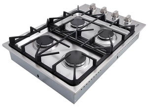 ThorKitchen - 30 Inch Professional Drop-In Gas Cooktop with Four Burners in Stainless Steel