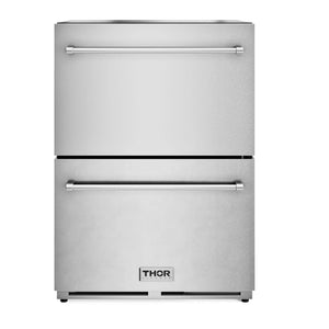 ThorKitchen - 24-Inch Indoor Outdoor Freezer Drawer in Stainless Steel