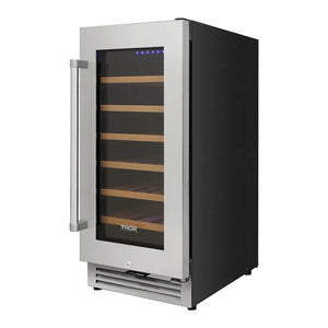 ThorKitchen - 15 Inch Single Zone Wine Cooler, 33 Wine Bottle Capacity