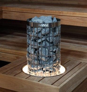 Harvia - Embedding Flange w/ LED-Lighting for Cilindro Half Series 11kW Sauna Heater