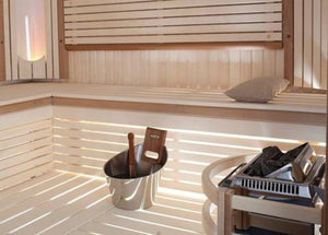 Harvia - Topclass Series 8kW Stainless Steel Sauna Heater at 240V 1PH with Built-In Time and Temperature Controls