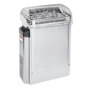 Harvia - Topclass Series 8kW Stainless Steel Sauna Heater at 240V 1PH with Built-In Time and Temperature Controls