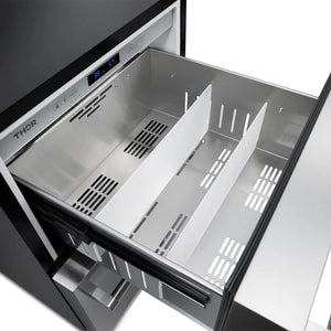 ThorKitchen - 24 Inch Outdoor Refrigerator Drawer in Stainless Steel