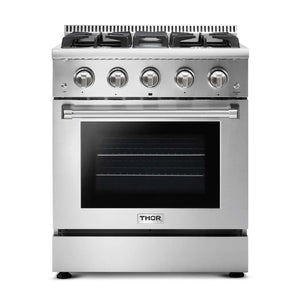 ThorKitchen - 30 Inch Professional Gas Range in Stainless Steel