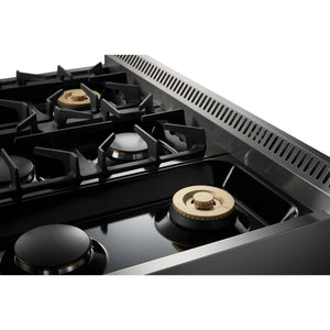 ThorKitchen - 36 Inch Professional Dual Fuel Range in Stainless Steel